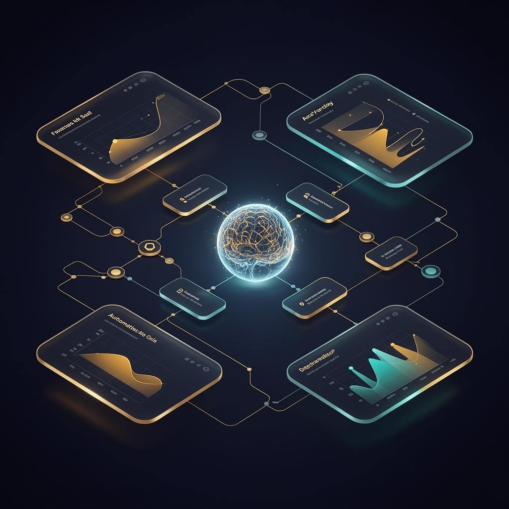 AI-powered dashboard with SaaS analytics and automation